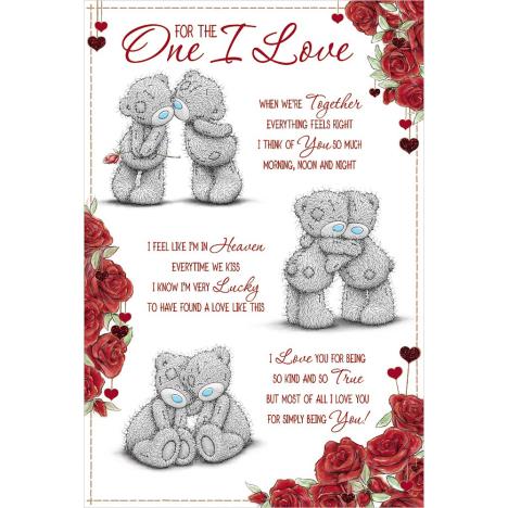 One I love Poem Me to You Bear Valentines Day Card £3.59